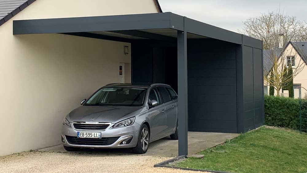 Installation carport Valence