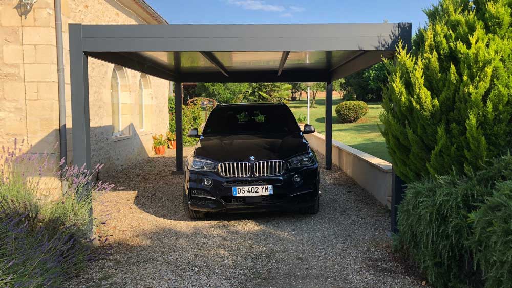 Installation carport aluminium Valence