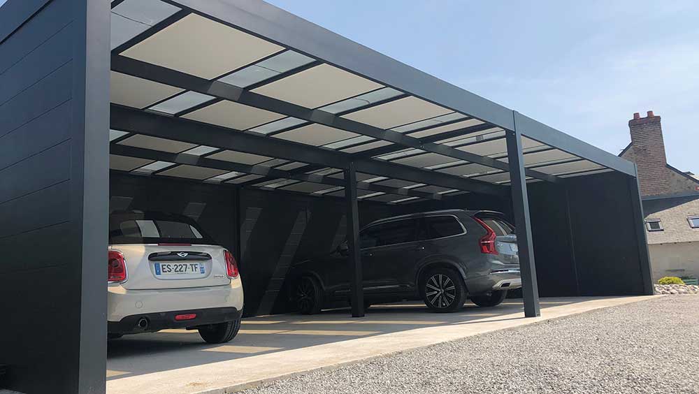 Installation carport aluminium Valence