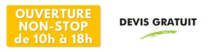 OUVERTURE NON-STOP de 10h à 18h