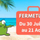 Actu blog - vacances Aout 2022- CHABANEL