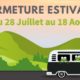 CHABANEL - fermeture estivale 2023